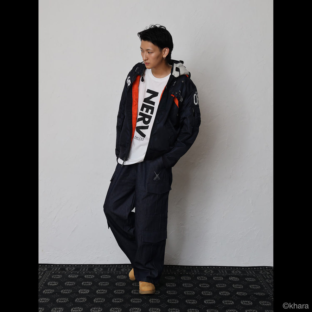 Evangelion x Avirex - MA-1 Remodel Mark 06 Navy Ver. [Pre-order Feb 2027]