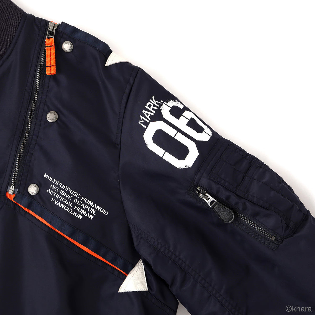Evangelion x Avirex - MA-1 Remodel Mark 06 Navy Ver. [Pre-order Feb 2027]