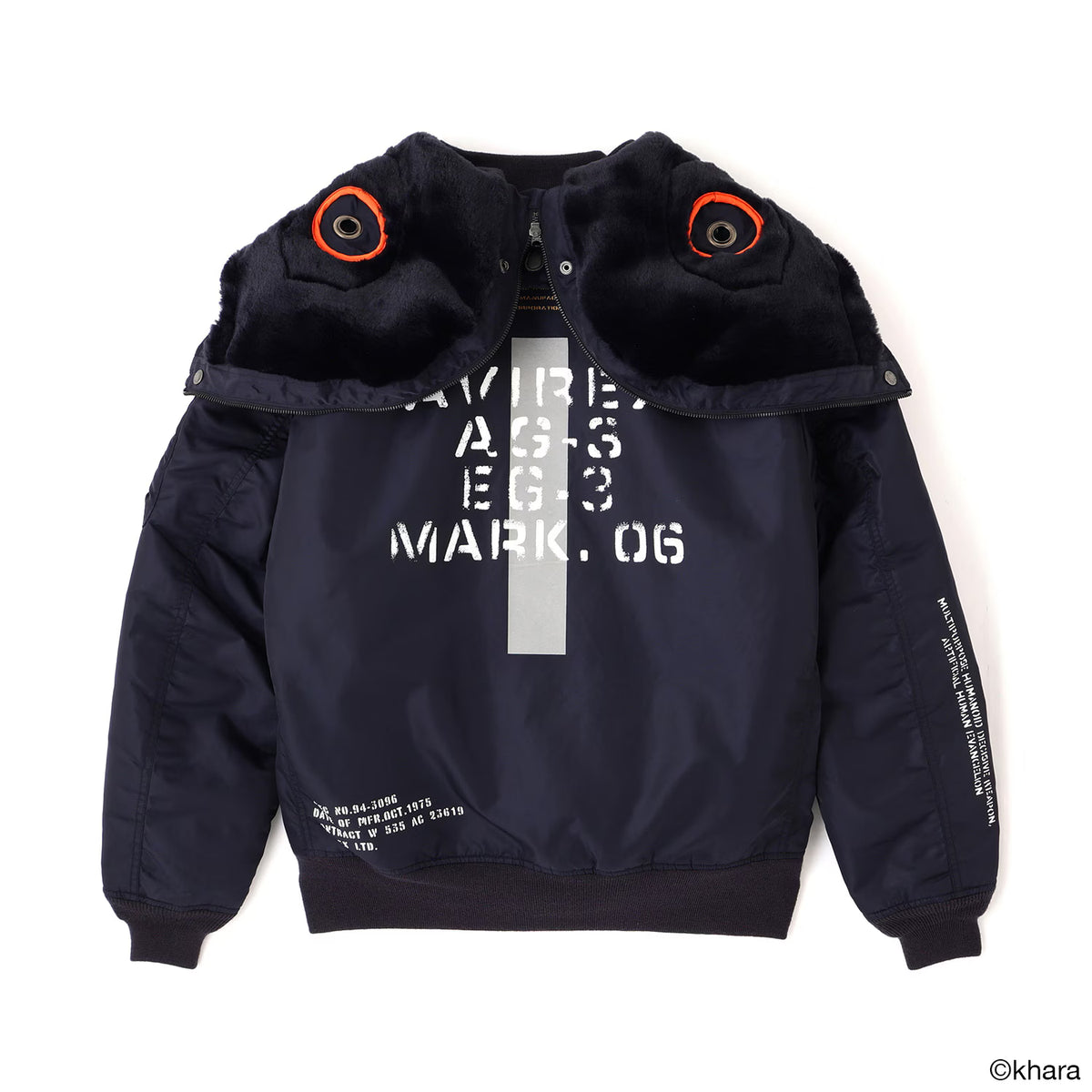 Evangelion x Avirex - MA-1 Remodel Mark 06 Navy Ver. [Pre-order Feb 2027]