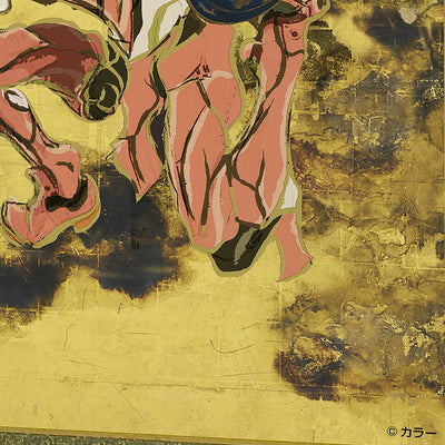 Evangelion x Ukiyoe - Folding Screen Fujin Unit-08/ Mari
