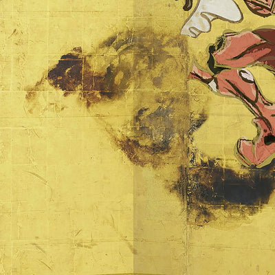 Evangelion x Ukiyoe - Folding Screen Fujin Unit-08/ Mari