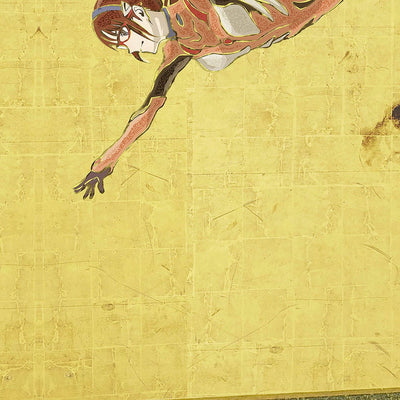 Evangelion x Ukiyoe - Folding Screen Fujin Unit-08/ Mari