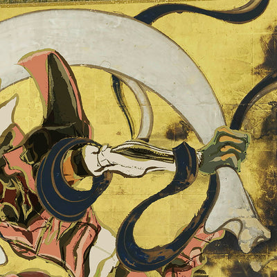 Evangelion x Ukiyoe - Folding Screen Fujin Unit-08/ Mari