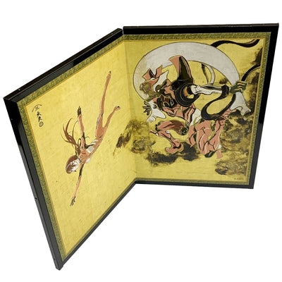 Evangelion x Ukiyoe - Folding Screen Fujin Unit-08/ Mari