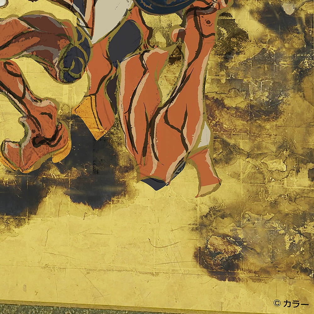 Evangelion x Ukiyoe - Folding Screen Fujin Unit 02 / Asuka