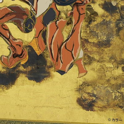 Evangelion x Ukiyoe - Folding Screen Fujin Unit 02 / Asuka