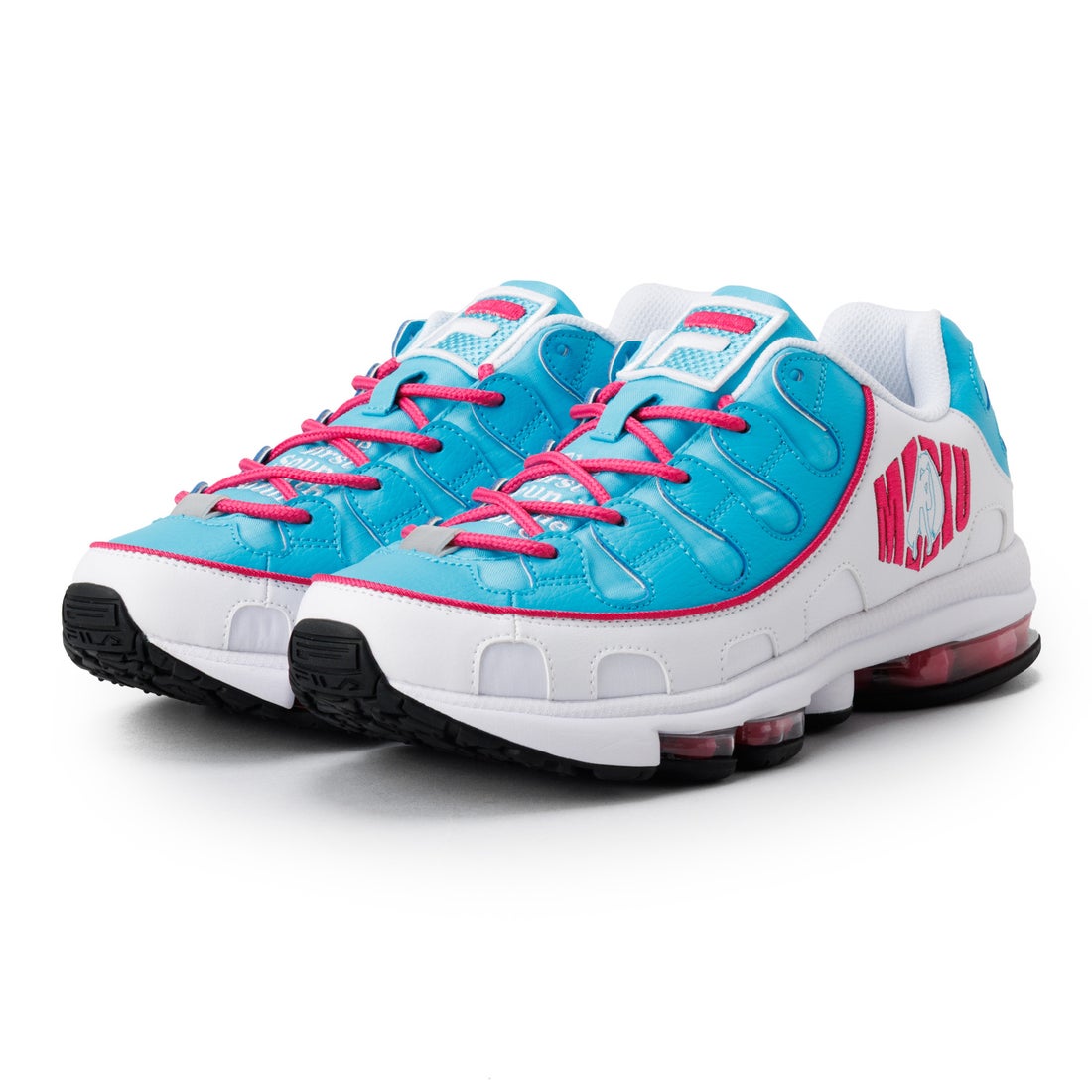 FILA x Hatsune Miku - Silva Trainer x Miku Casual Sneakers White Blue Pink Ver. [Pre-order Mar 2027]