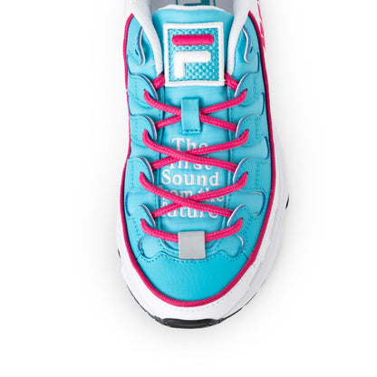 FILA x Hatsune Miku - Silva Trainer x Miku Casual Sneakers White Blue Pink Ver. [Pre-order Mar 2027]