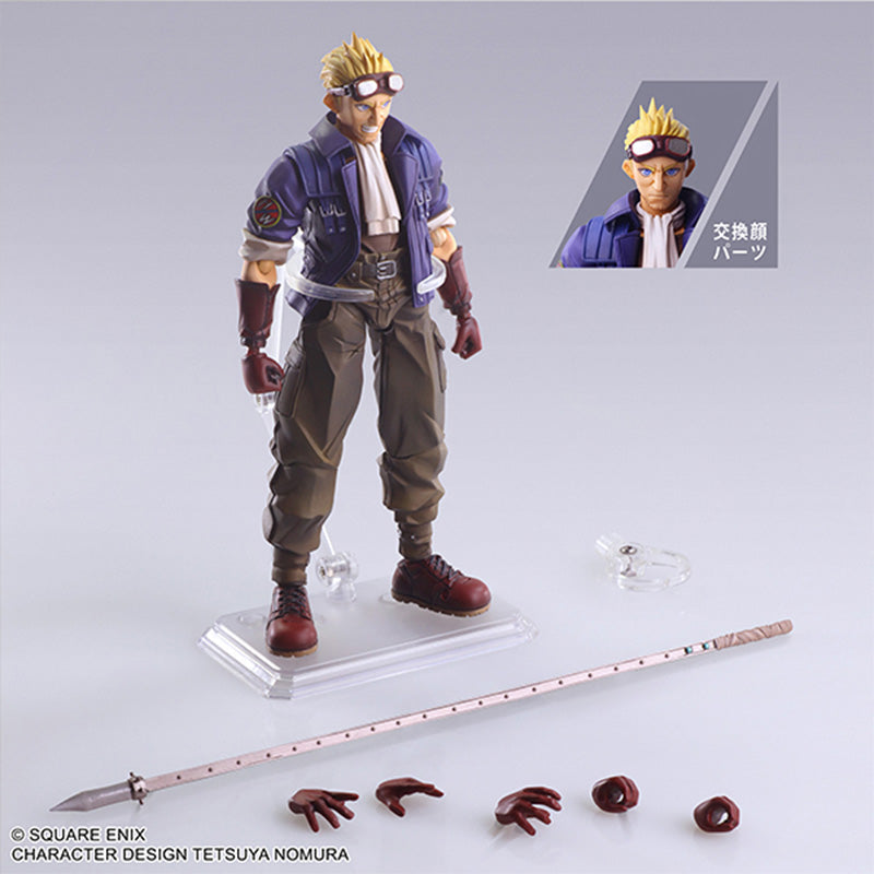 FINAL FANTASY VII - CID HIGHWIND BRING ARTS FIGURE