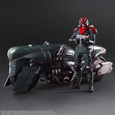 FINAL FANTASY VII REMAKE - ADVANCED BIKE GUARD SHINRA AND BIKE PLAY ARTS KAI FIGURE