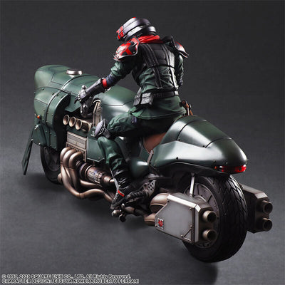 FINAL FANTASY VII REMAKE - ADVANCED BIKE GUARD SHINRA AND BIKE PLAY ARTS KAI FIGURE