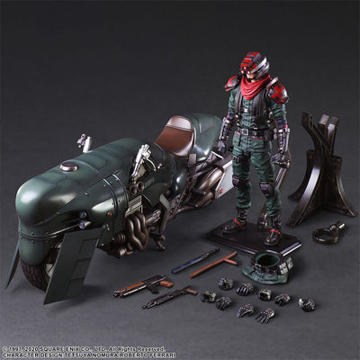FINAL FANTASY VII REMAKE - ADVANCED BIKE GUARD SHINRA AND BIKE PLAY ARTS KAI FIGURE