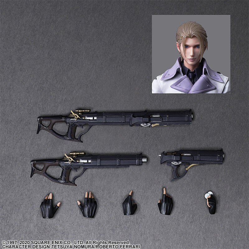 FINAL FANTASY VII REMAKE - RUFUS SHINRA PLAY ARTS KAI FIGURE