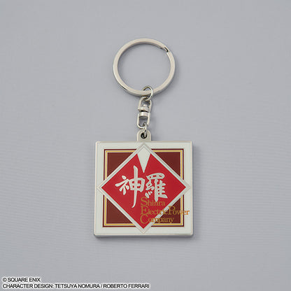 FINAL FANTASY VII REBIRTH - METAL KEYCHAIN SHINRA COMPANY