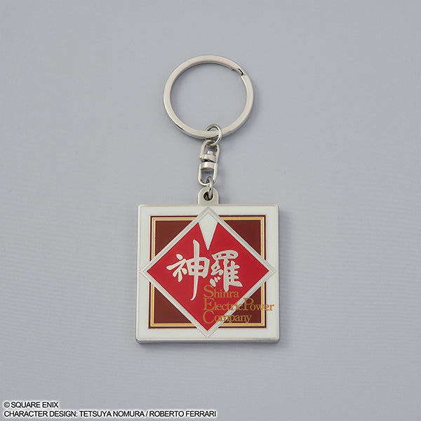 FINAL FANTASY VII REBIRTH - METAL KEYCHAIN SHINRA COMPANY