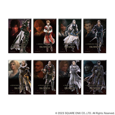 FINAL FANTASY XVI KUJI - CHARACTER MAGNET - FULL SET 8 PCS - (F)