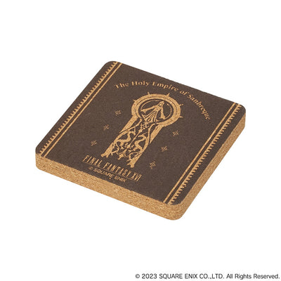 Final Fantasy XVI Kuji - National Emblem Cork Coaster - (D) Full Set 5 Pcs