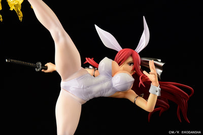 Fairy Tail - Erza Scarlet High Kick Ver. Bunny White Red or Black