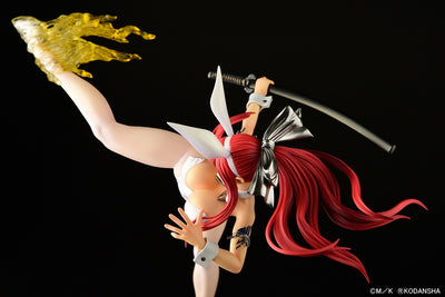 Fairy Tail - Erza Scarlet High Kick Ver. Bunny White Red or Black