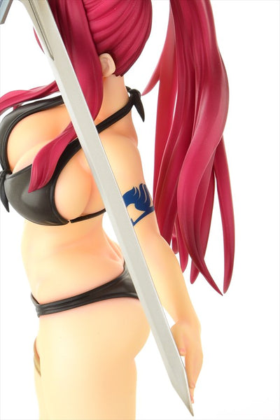 Fairy Tail Figure - Erza Scarlet Swimsuit Gravure Style Black Ver.
