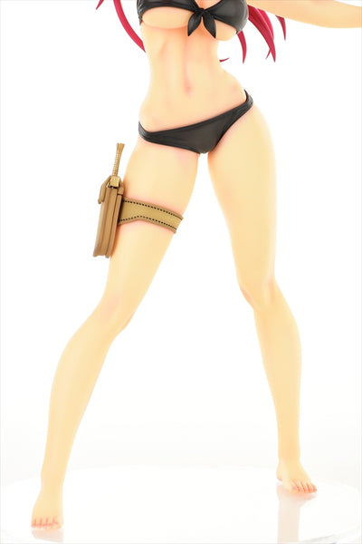 Fairy Tail Figure - Erza Scarlet Swimsuit Gravure Style Black Ver.