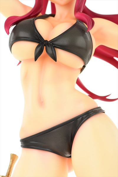 Fairy Tail Figure - Erza Scarlet Swimsuit Gravure Style Black Ver.