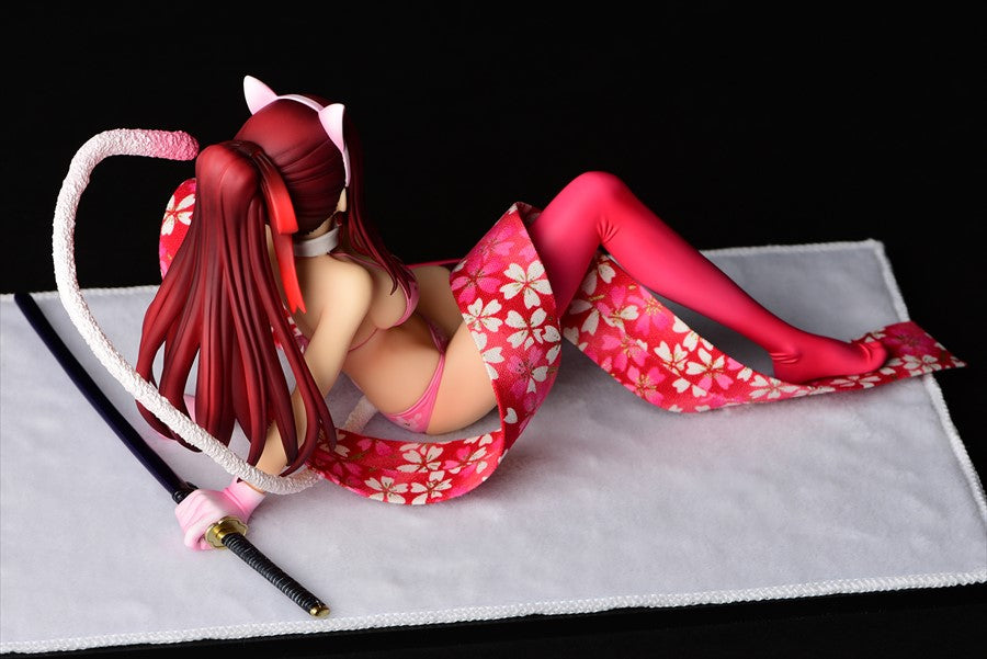 Fairy Tail - Erza Scarlet Gravure Style White Tiger / Halloween Cat / Sakura cat