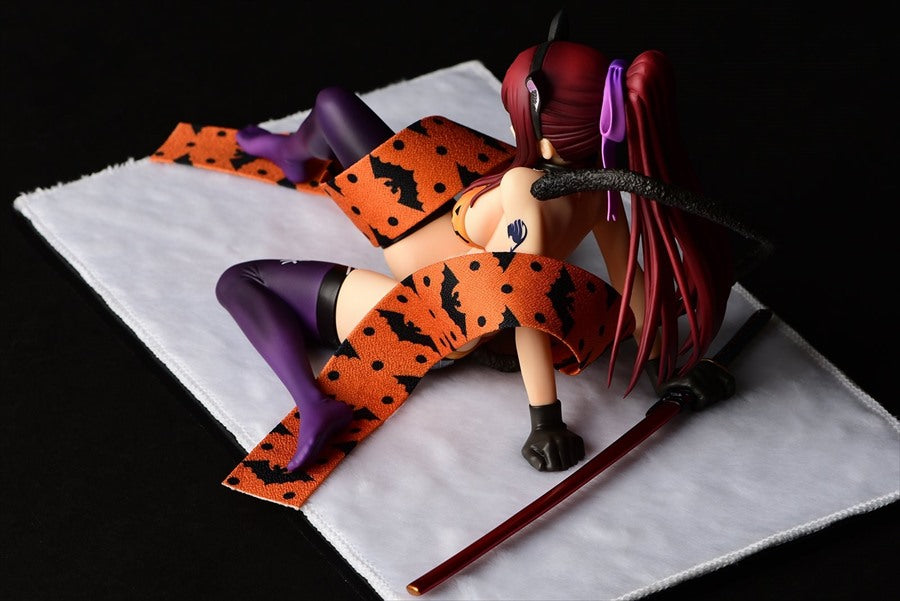 Fairy Tail - Erza Scarlet Gravure Style White Tiger / Halloween Cat / Sakura cat