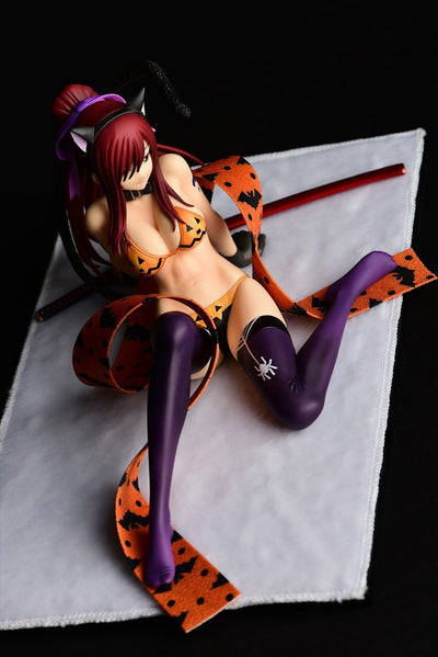 Fairy Tail - Erza Scarlet Gravure Style White Tiger / Halloween Cat / Sakura cat