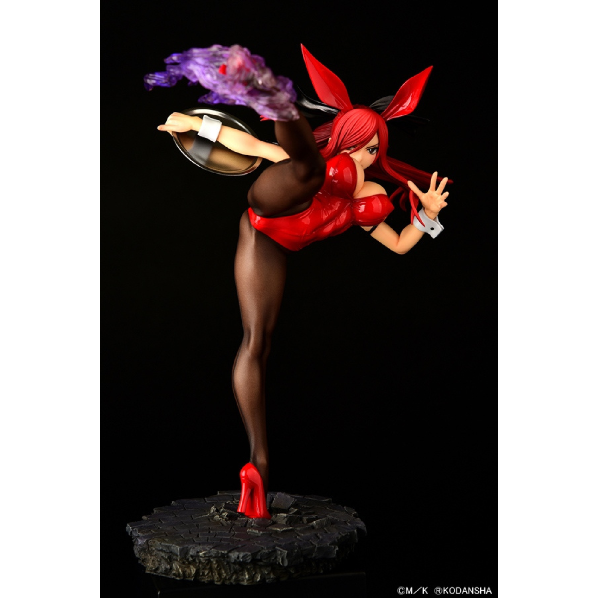 Fairy Tail - Erza Scarlet High Kick Ver. Bunny White Red or Black