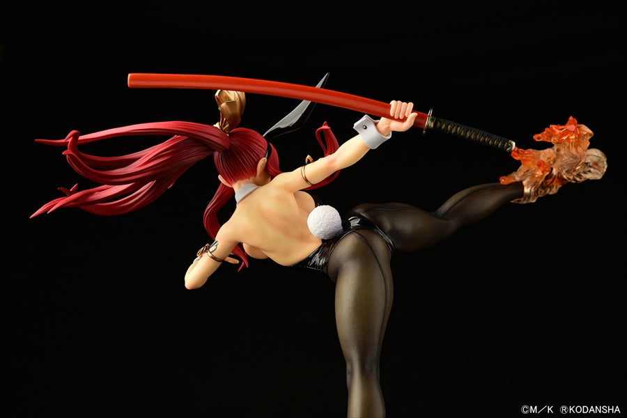 Fairy Tail - Erza Scarlet High Kick Ver. Bunny White Red or Black