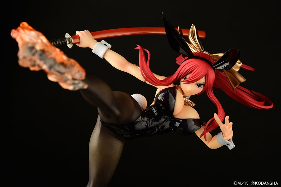 Fairy Tail - Erza Scarlet High Kick Ver. Bunny White Red or Black