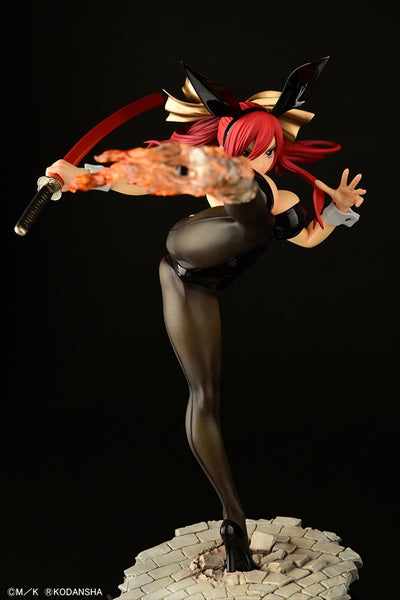 Fairy Tail - Erza Scarlet High Kick Ver. Bunny White Red or Black