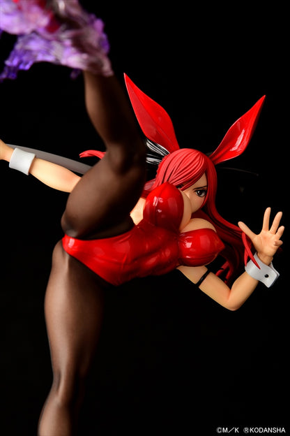 Fairy Tail - Erza Scarlet High Kick Ver. Bunny White Red or Black