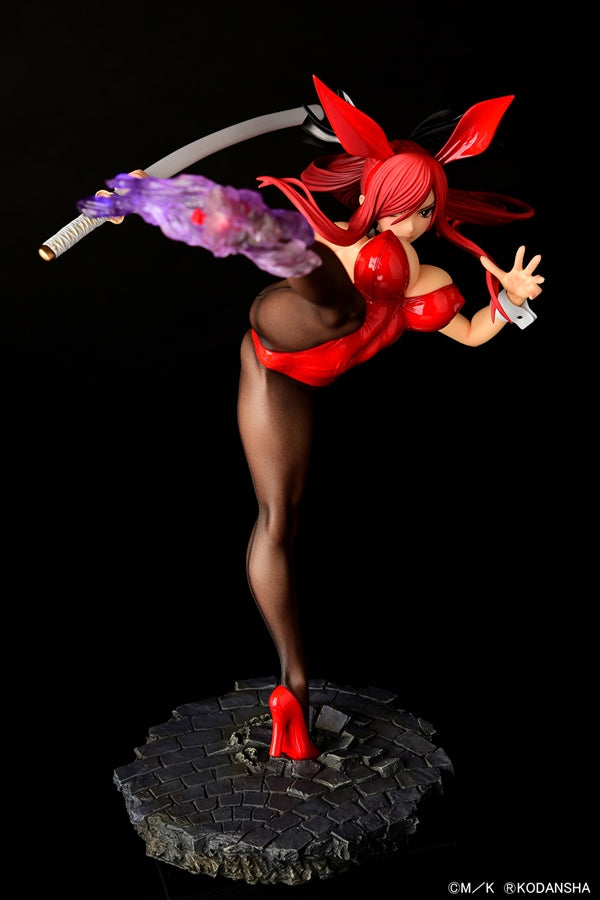 Fairy Tail - Erza Scarlet High Kick Ver. Bunny White Red or Black