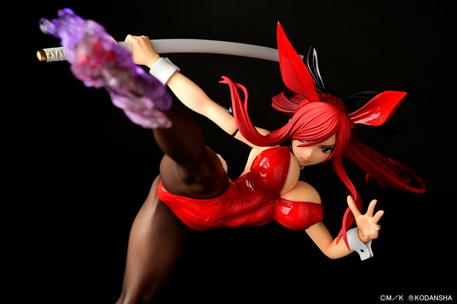 Fairy Tail - Erza Scarlet High Kick Ver. Bunny White Red or Black
