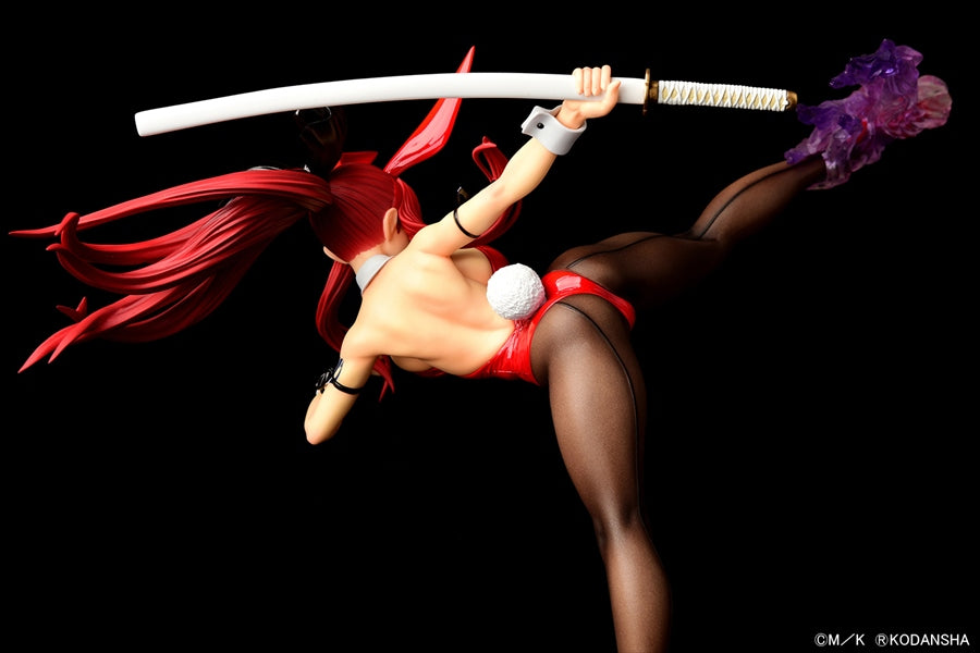 Fairy Tail - Erza Scarlet High Kick Ver. Bunny White Red or Black