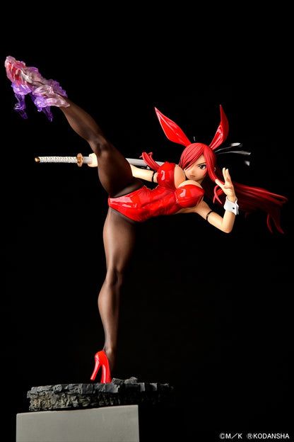 Fairy Tail - Erza Scarlet High Kick Ver. Bunny White Red or Black