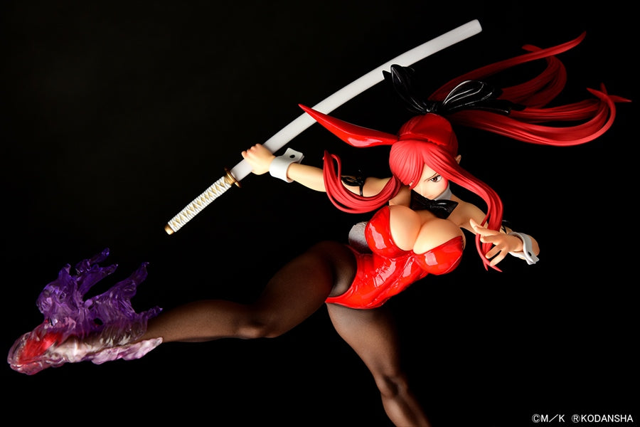 Fairy Tail - Erza Scarlet High Kick Ver. Bunny White Red or Black