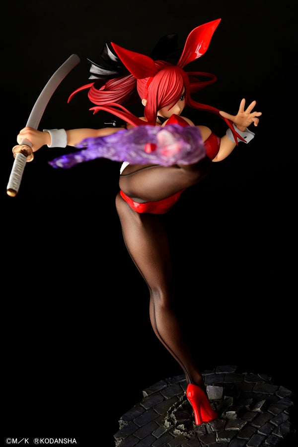 Fairy Tail - Erza Scarlet High Kick Ver. Bunny White Red or Black