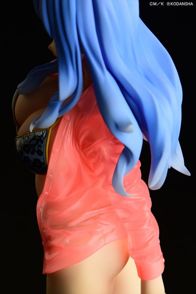 Fairy Tail - Juvia Lockser Gravure Style Black Red blue Bikini!! Wet See-through Shirt SP