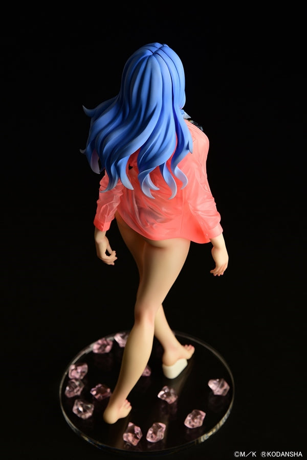 Fairy Tail - Juvia Lockser Gravure Style Black Red blue Bikini!! Wet See-through Shirt SP