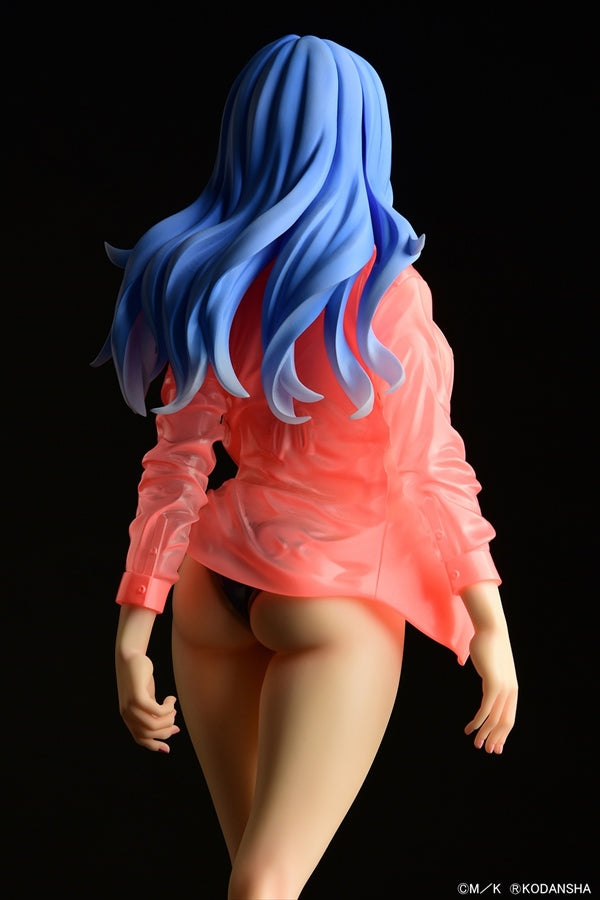 Fairy Tail - Juvia Lockser Gravure Style Black Red blue Bikini!! Wet See-through Shirt SP
