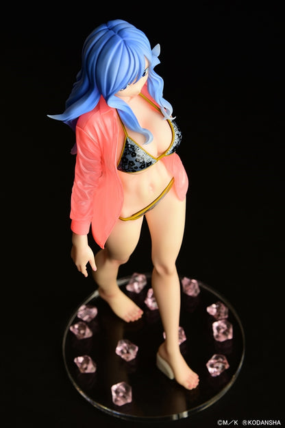 Fairy Tail - Juvia Lockser Gravure Style Black Red blue Bikini!! Wet See-through Shirt SP