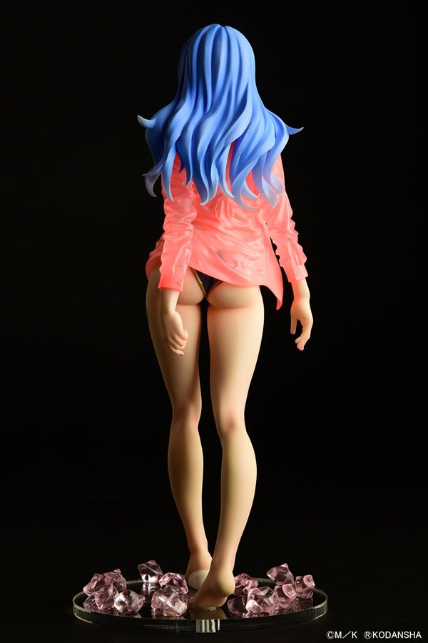 Fairy Tail - Juvia Lockser Gravure Style Black Red blue Bikini!! Wet See-through Shirt SP