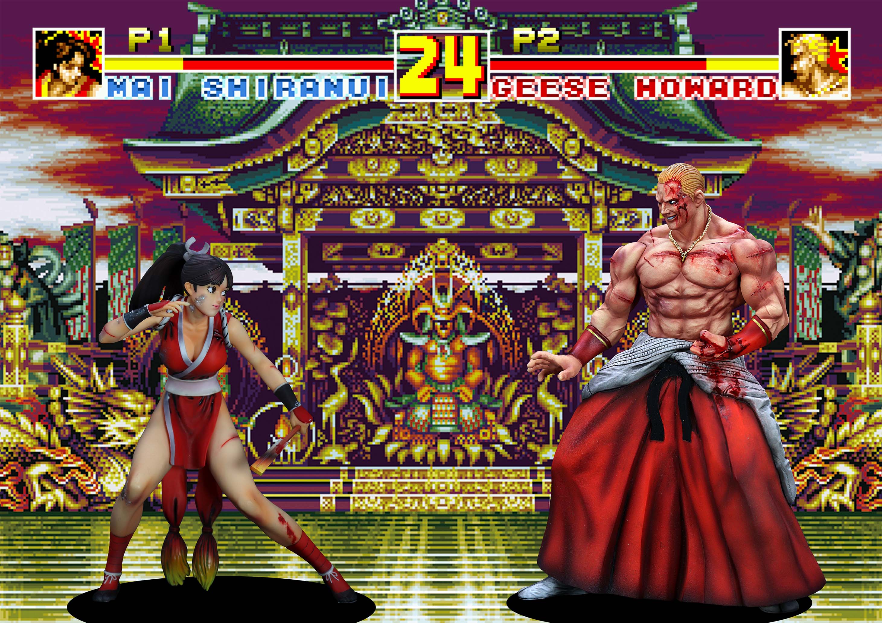 Fatal Fury Special the King of Collectors' 24 Ex - Geese Howard Hg Damage Ver.