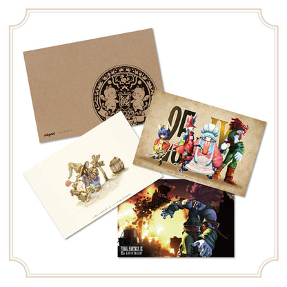 Final Fantasy IX 25th Anniversary Kuji - E Prize Postcard Set Complete Set of 5 Types
