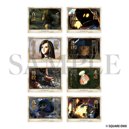 Final Fantasy IX 25th Anniversary The Exhibition - Famous Quotes Sticker Complete Set of 8 [Pre-Order May 2026]