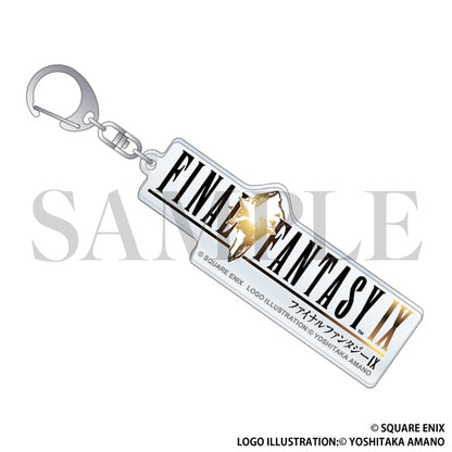 Final Fantasy IX 25th Anniversary The Exhibition - Final Fantasy IX Logo Keychain