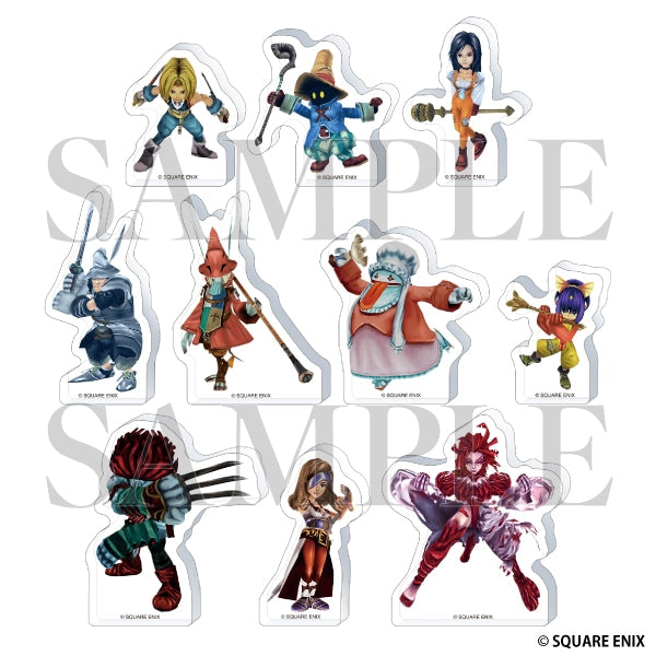 Final Fantasy IX 25th Anniversary The Exhibition - Mini Acrylic Figure Collection Complete Set of 10 Types [Pre-Order May 2026]